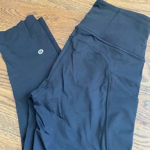Lululemon leggings, capri length, new without tags, size 4